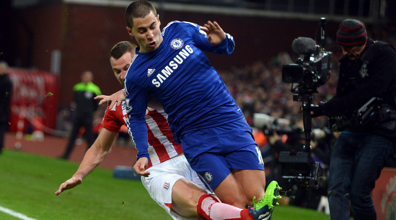Hazard wants new shin pads
