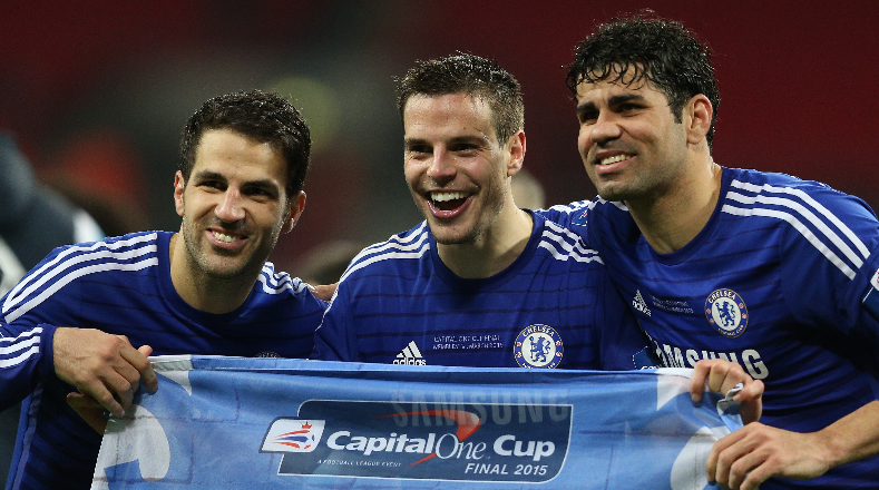 Costa and Fabregas Can Reach Another Level says Azpilicueta