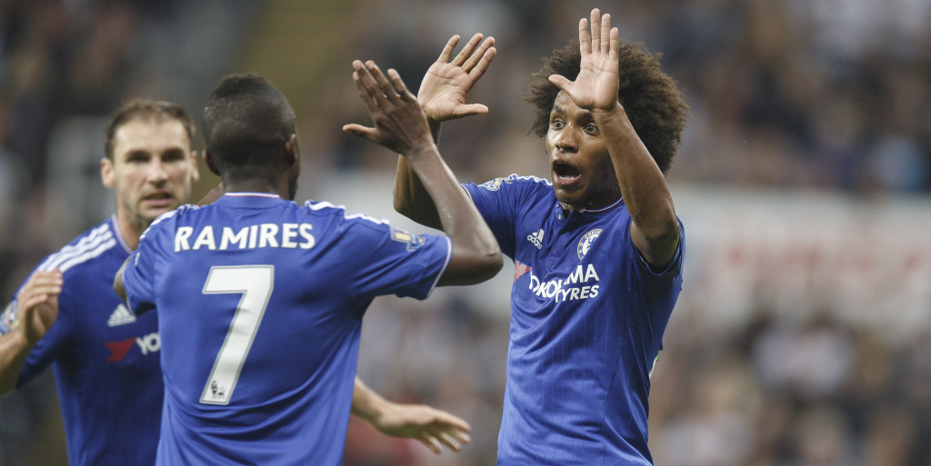 Newcastle 2-2 Chelsea: In Pictures