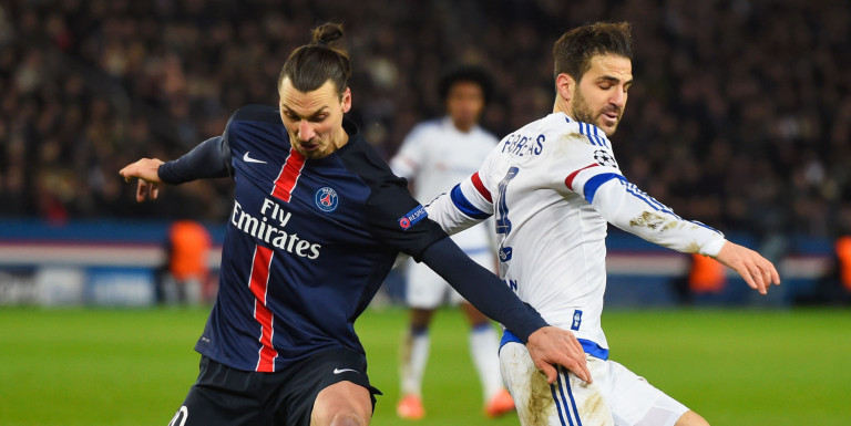 Fabregas and Ibrahimovic in mid-week bust up