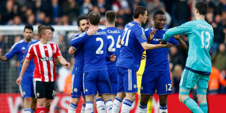 Chelsea’s last five results against Southampton