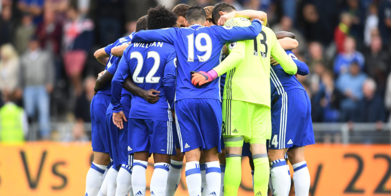 Courtois happy to be at Chelsea for now