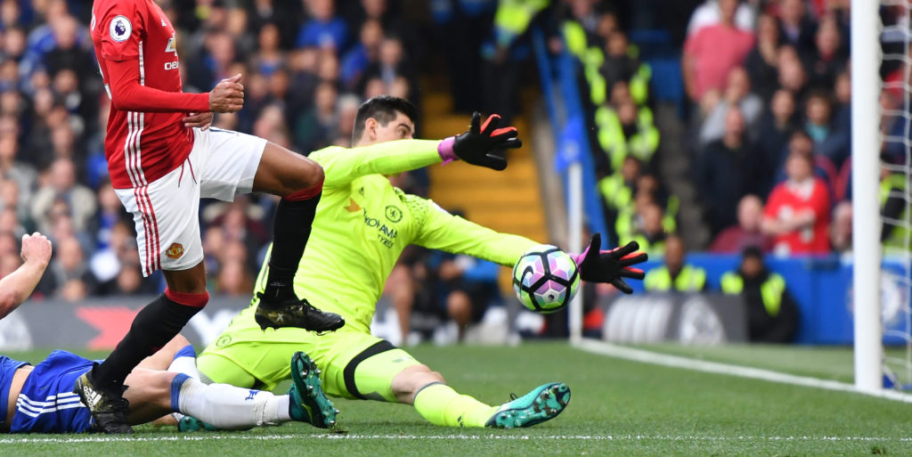Courtois bursts blood vessel after match