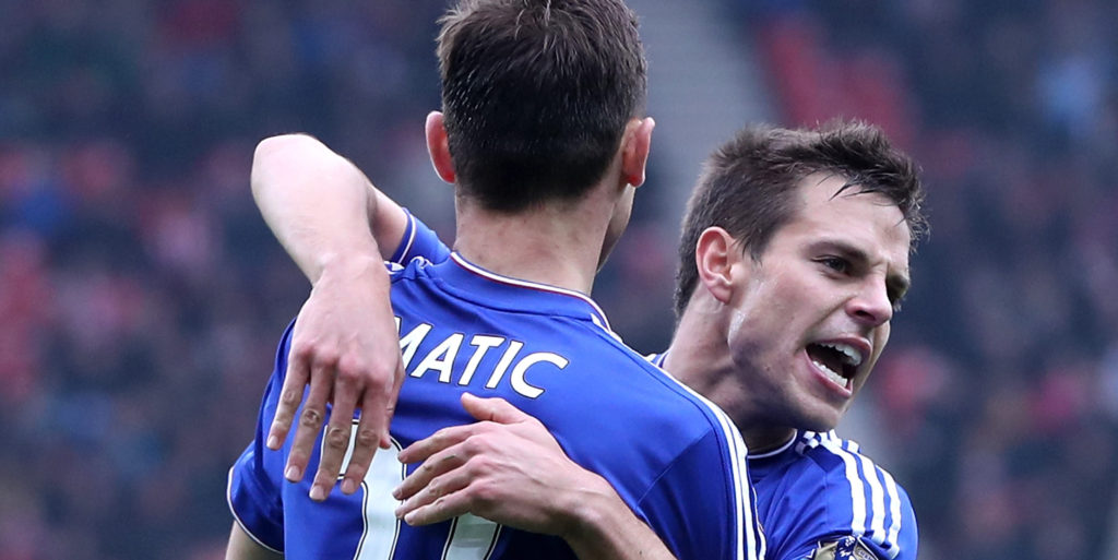 Barcelona scout Matic, Alonso and Azpilicueta