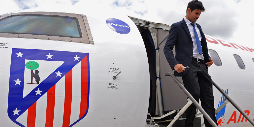 Atletico Madrid looking to get Diego Costa on the cheap