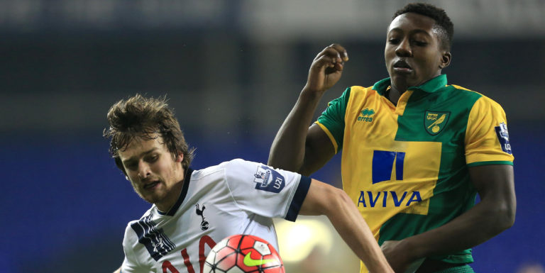 Young Norwich striker on trial with Chelsea