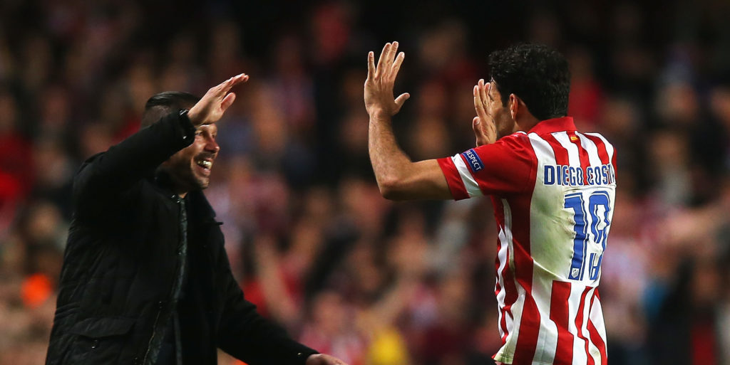 Diego Simeone talks up a move for Diego Costa