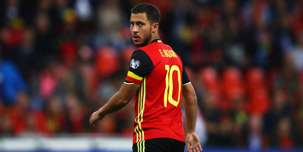 Hazard jokes that he’s worth €1 billion