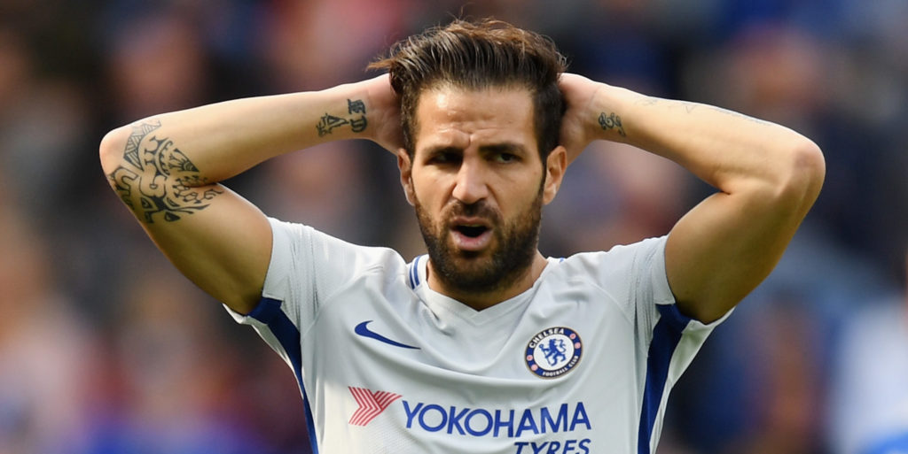 Fabregas at risk of losing regular role