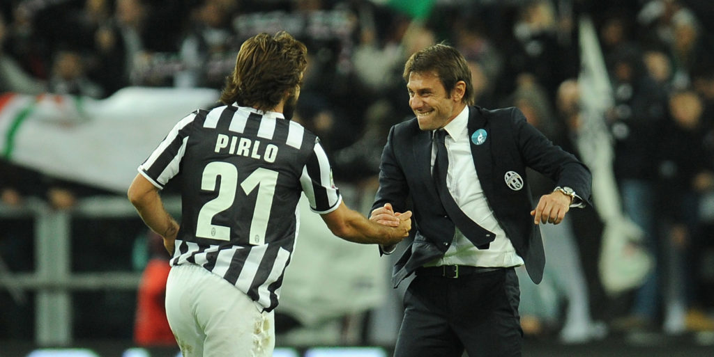 Pirlo coy over potential Conte reunion