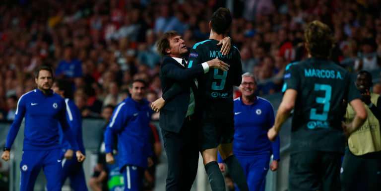 Morata hails Conte as more tactical than Zidane