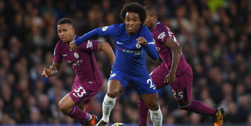 Willian says City are making Chelsea title defence difficult
