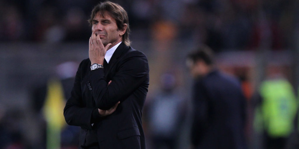 Antonio Conte slams his players after the loss in Rome