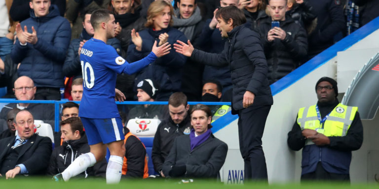 Conte warns Hazard over cheeky penalty attempts