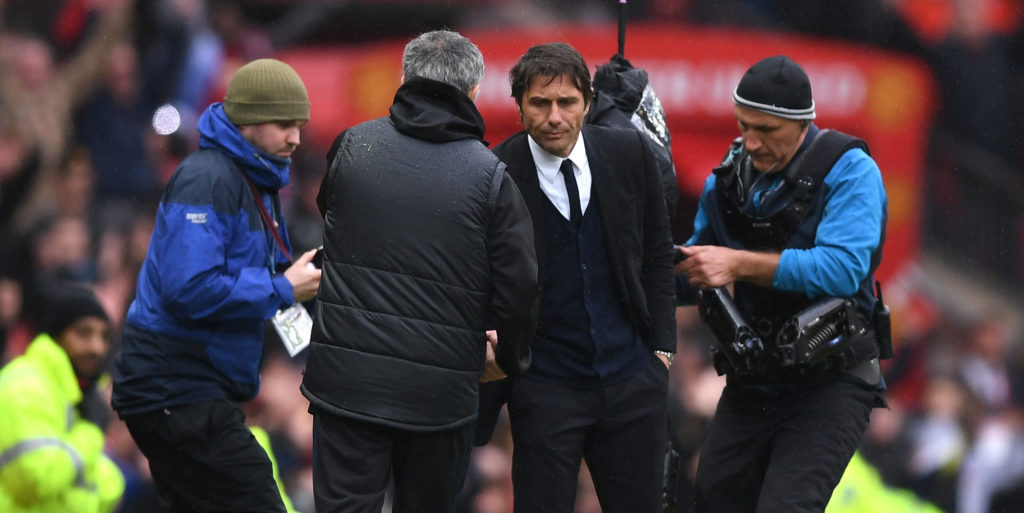 Conte insists his relationship with Mourinho is now “okay”