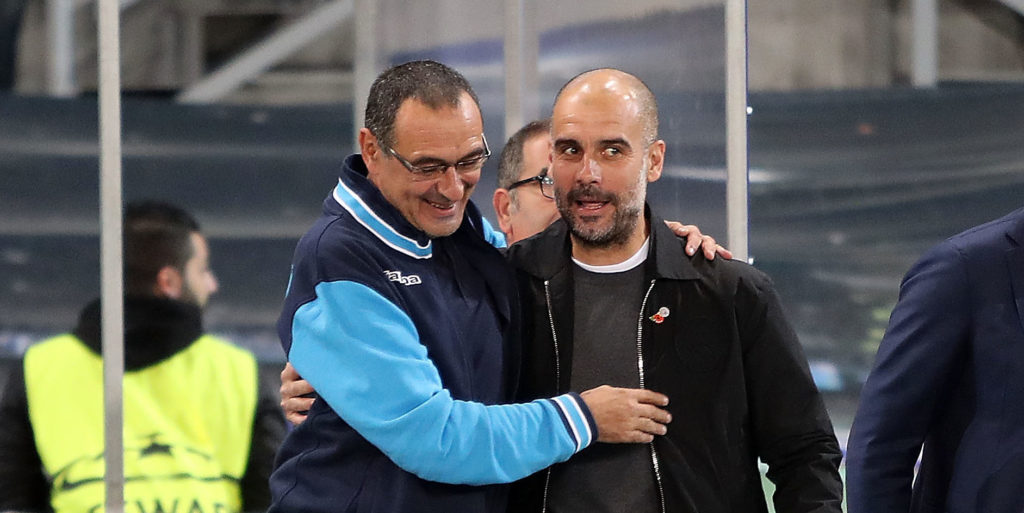Guardiola hails top Chelsea target Sarri