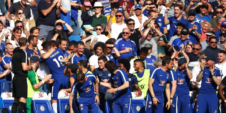Giroud reveals why he celebrated with David Luiz