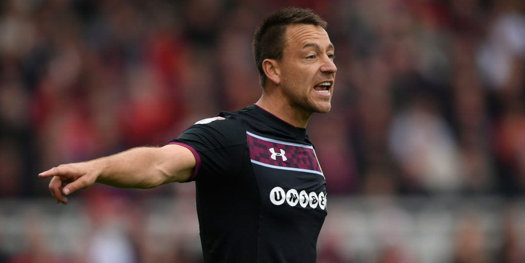 John Terry could miss games against Chelsea if Villa gain promotion