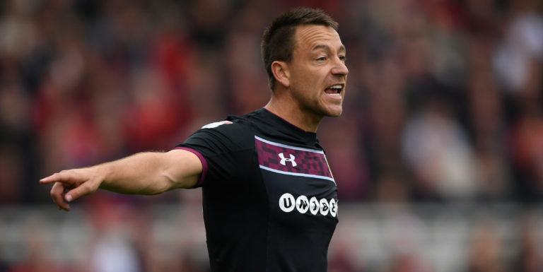 John Terry could miss games against Chelsea if Villa gain promotion