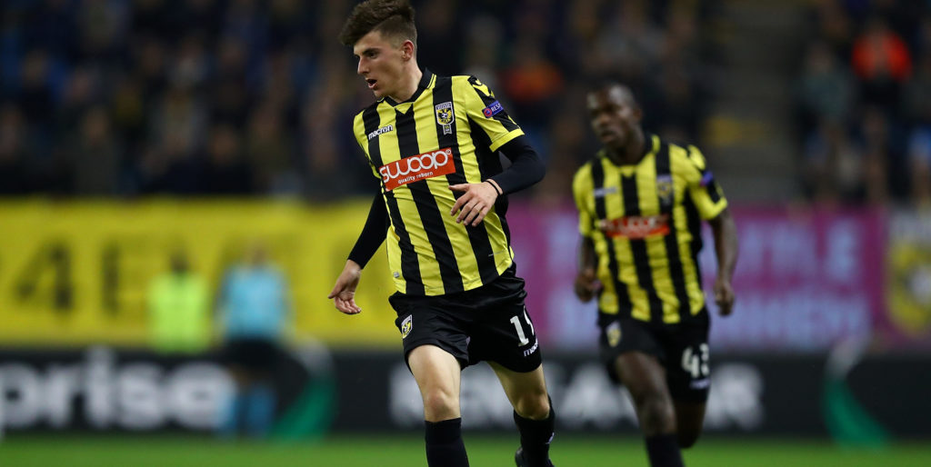 Mason Mount pictured at Derby as he closes in on loan move