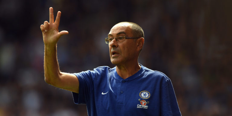 Sarri insists that he will not play with five defenders at Chelsea