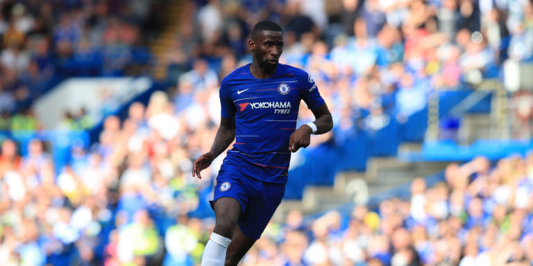 Rudiger limps off during West Ham clash