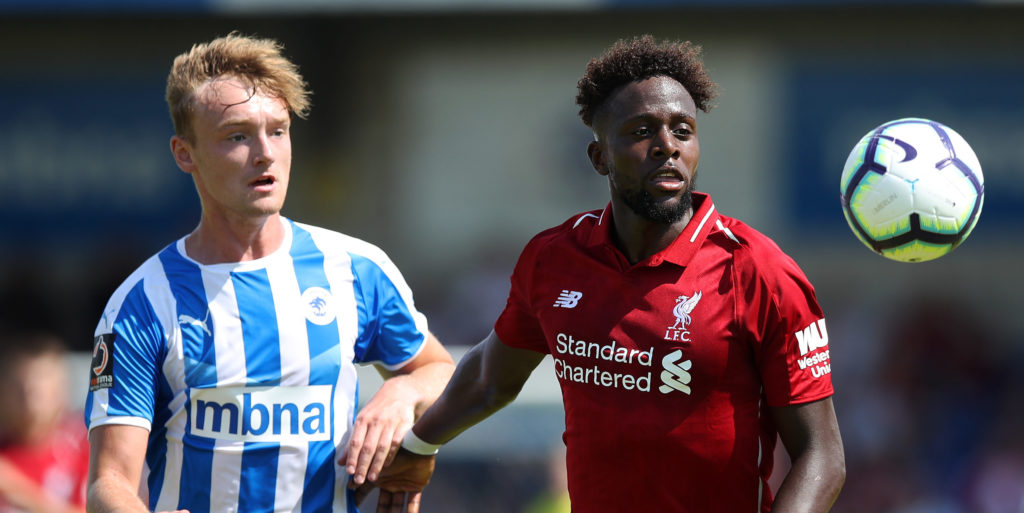 Liverpool’s Divock Origi ruled out of both Chelsea games this week