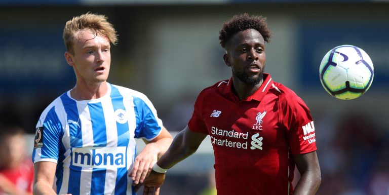 Liverpool’s Divock Origi ruled out of both Chelsea games this week