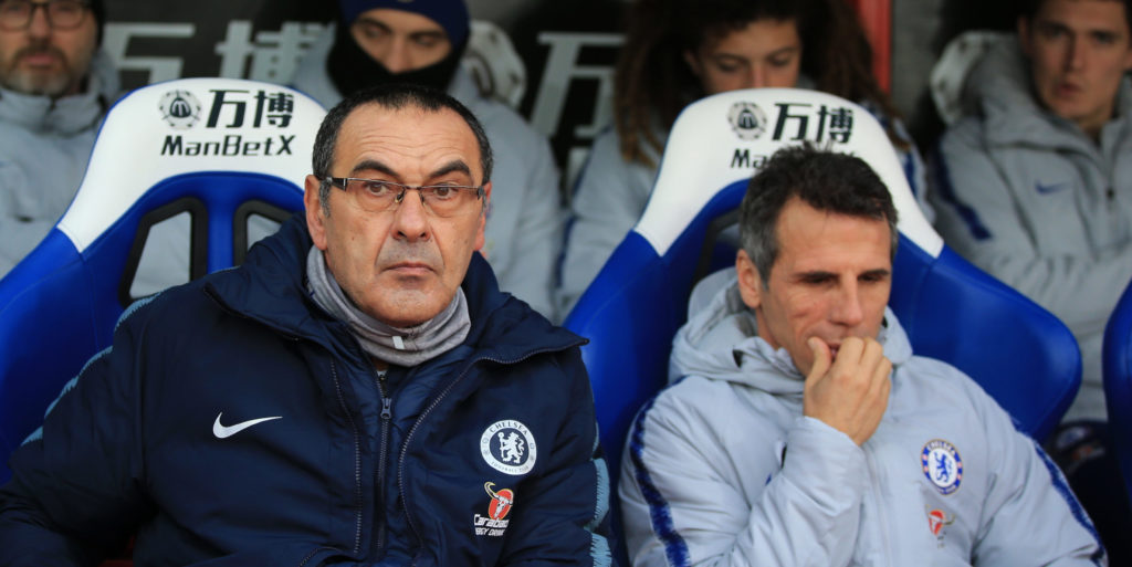 Chelsea could appoint Zola on an interim basis