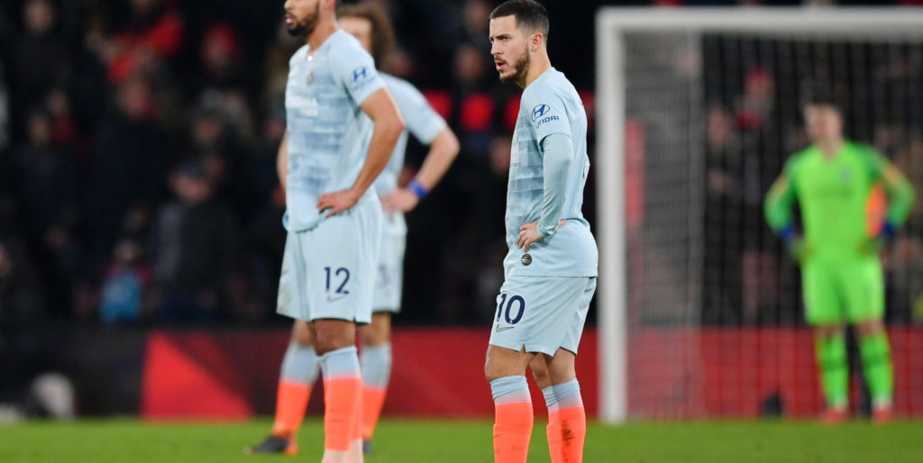 Sarri singles out Hazard in the wake of Bournemouth defeat