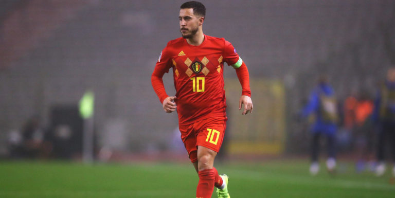 Hazard mocks Courtois after Belgium howler
