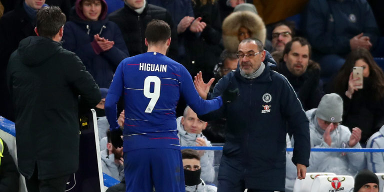 Maurizio Sarri gives positive Gonzalo Higuain injury update