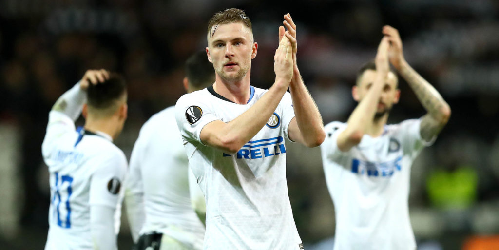 Chelsea scouts watch Skriniar in Slovakia defeat
