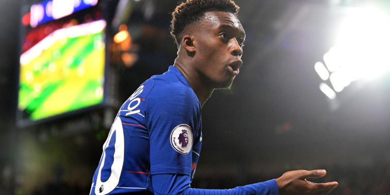 Hazard calls on Hudson-Odoi to remain grounded
