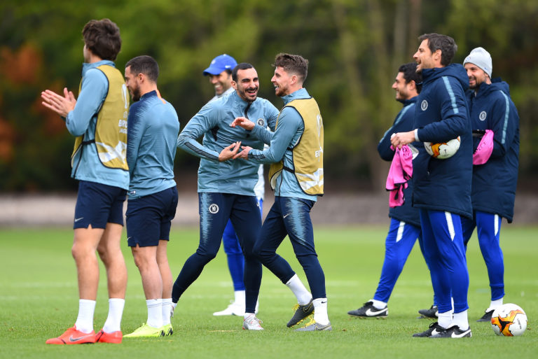 Gallery: Chelsea in training ahead of Frankfurt clash