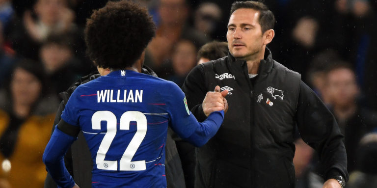Willian tips Lampard to succeed as Chelsea manager