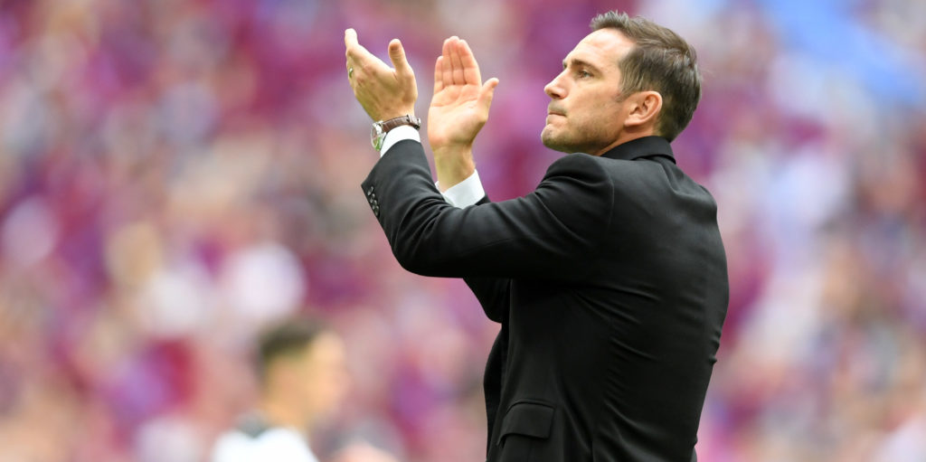 Lampard pictured in London following reports of Chelsea talks
