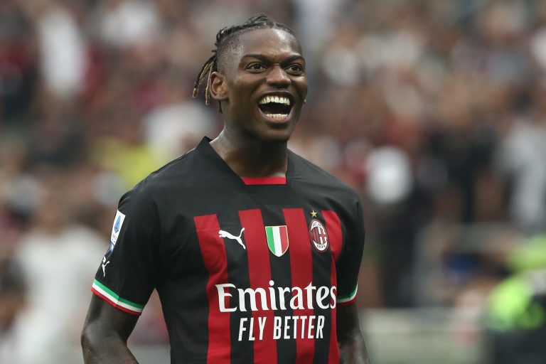 AC-Milan-star-Rafael-Leao-celebrates-scoring-against-Inter-Milan