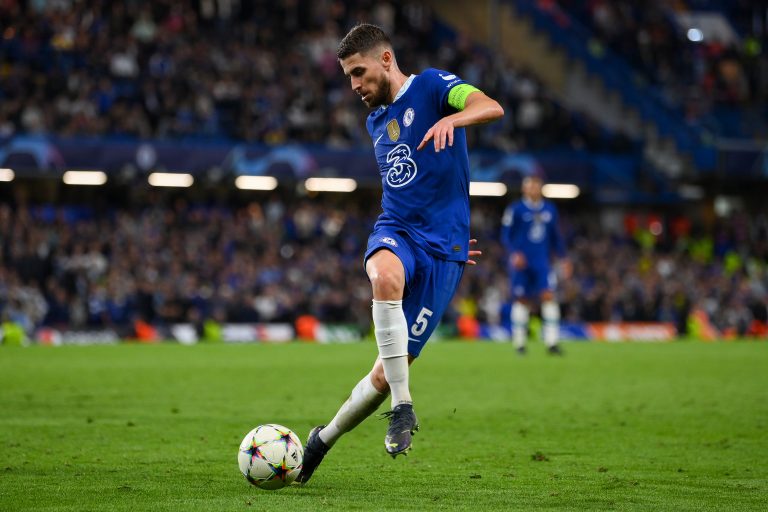 Chelsea-midfielder-Jorginho-in-action