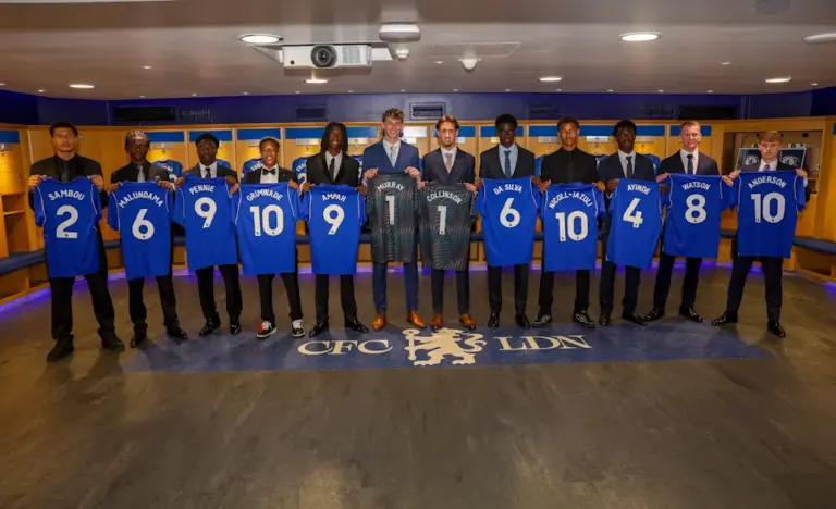Cobham production line continues as Chelsea announce 12 new first-year scholars