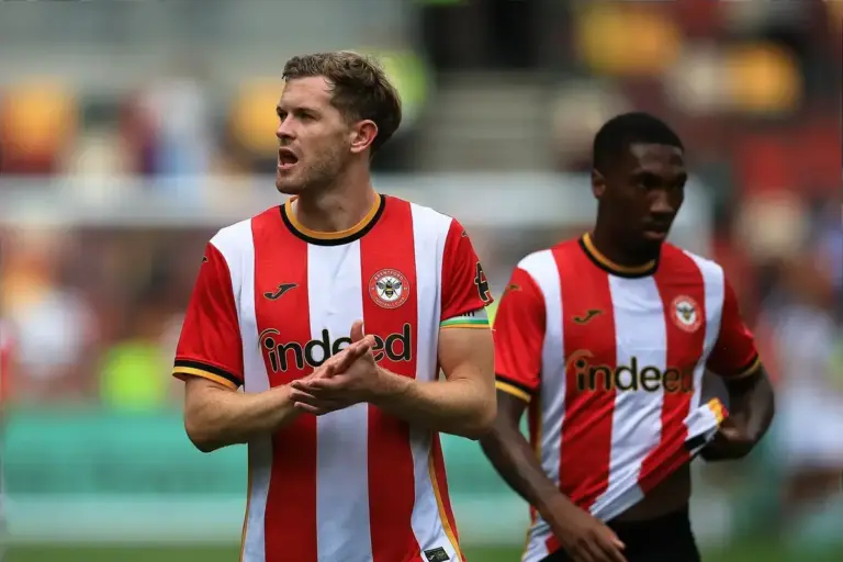 Brentford injury news vs Chelsea: Collins out, Jensen major doubt