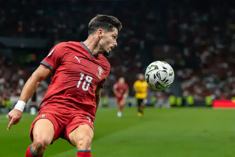 Pedro Neto creates FOUR chances as Portugal’s perfect run continues in six-goal Denmark thriller