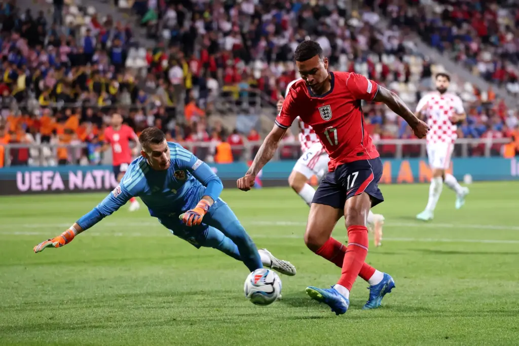 Morgan Rogers scores in England rout